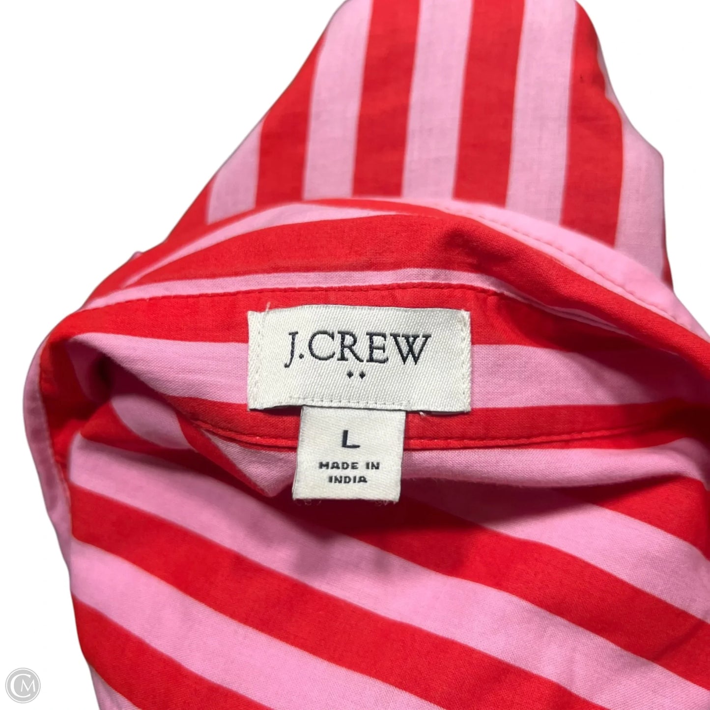 Dress Casual Short By J. Crew In Pink & Red, Size: L