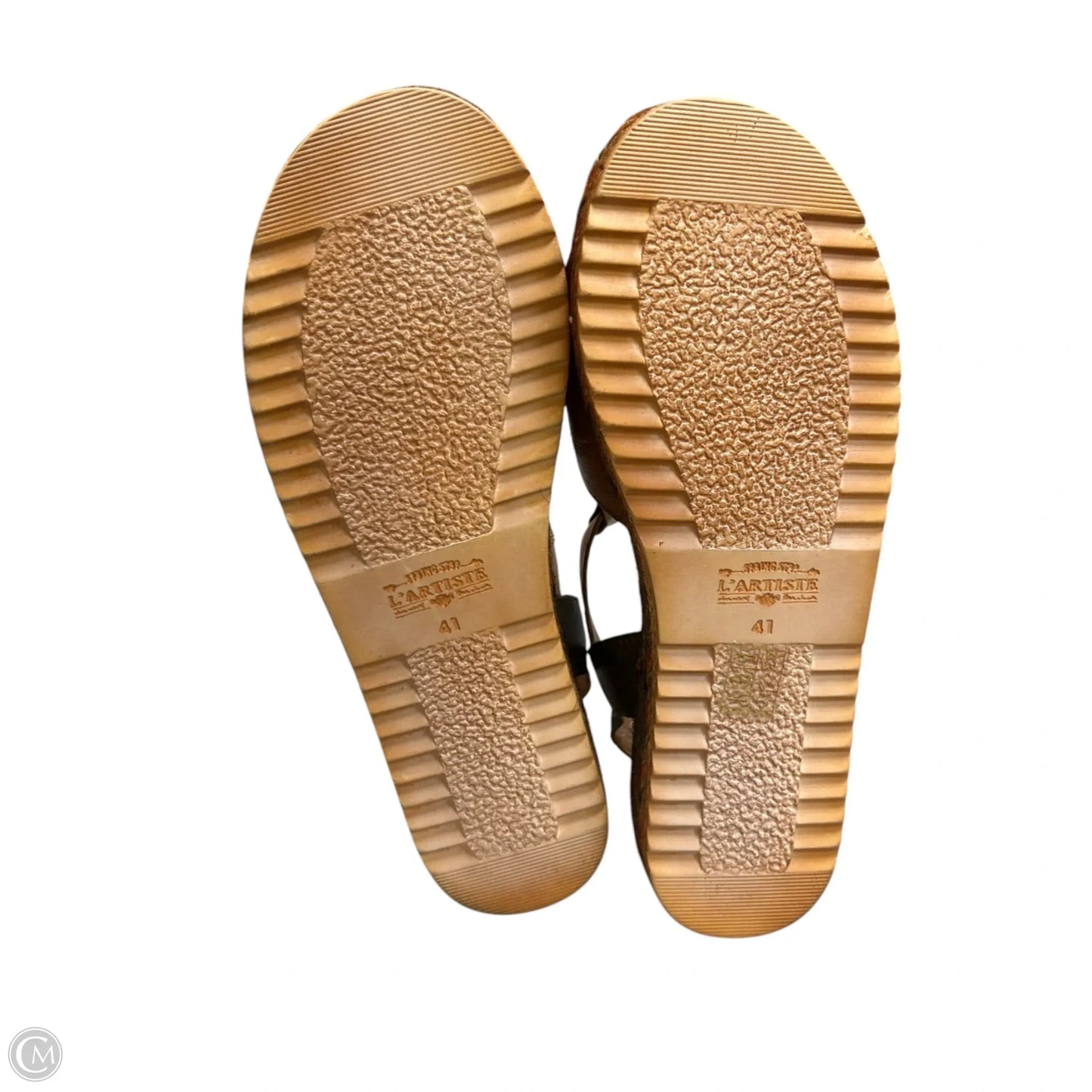 Sandals Flats By Spring Step In Brown, Size: 10.5
