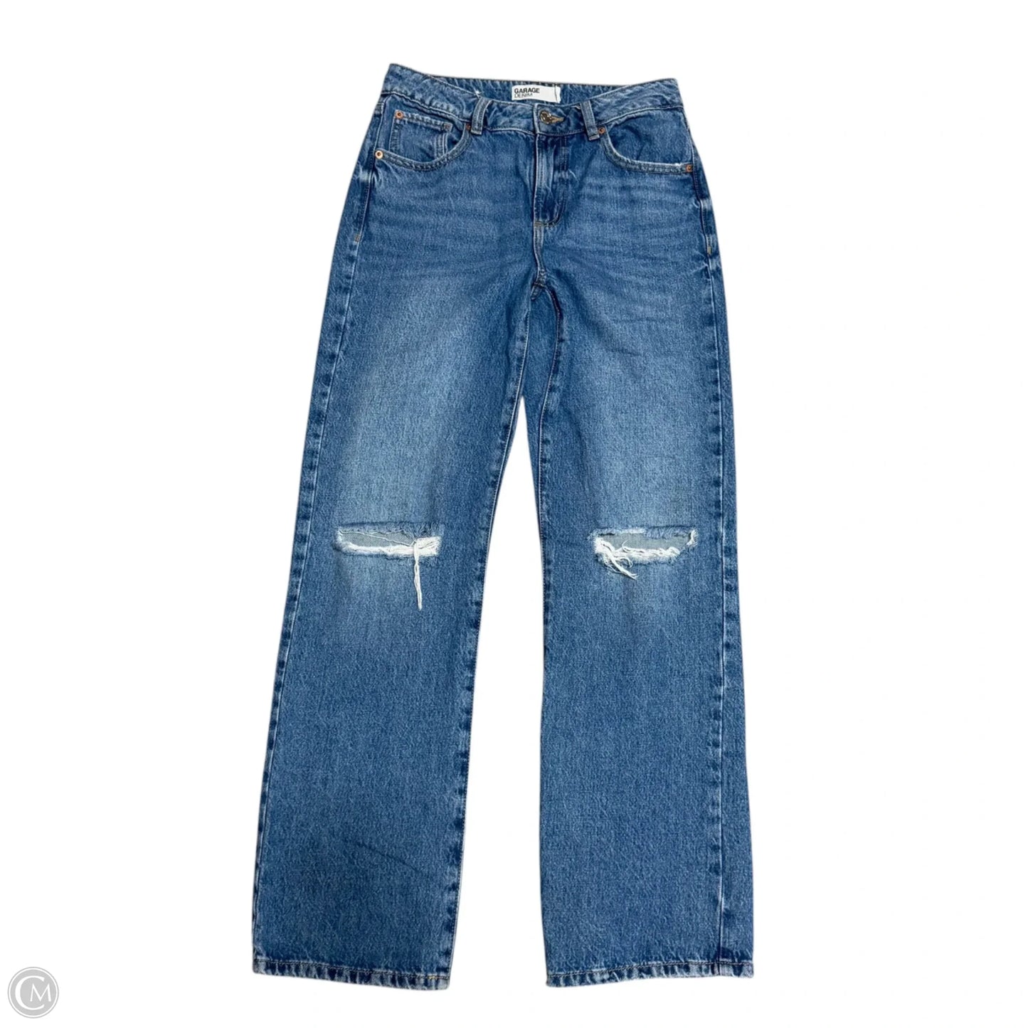 Jeans Straight By Garage In Blue Denim, Size: 4