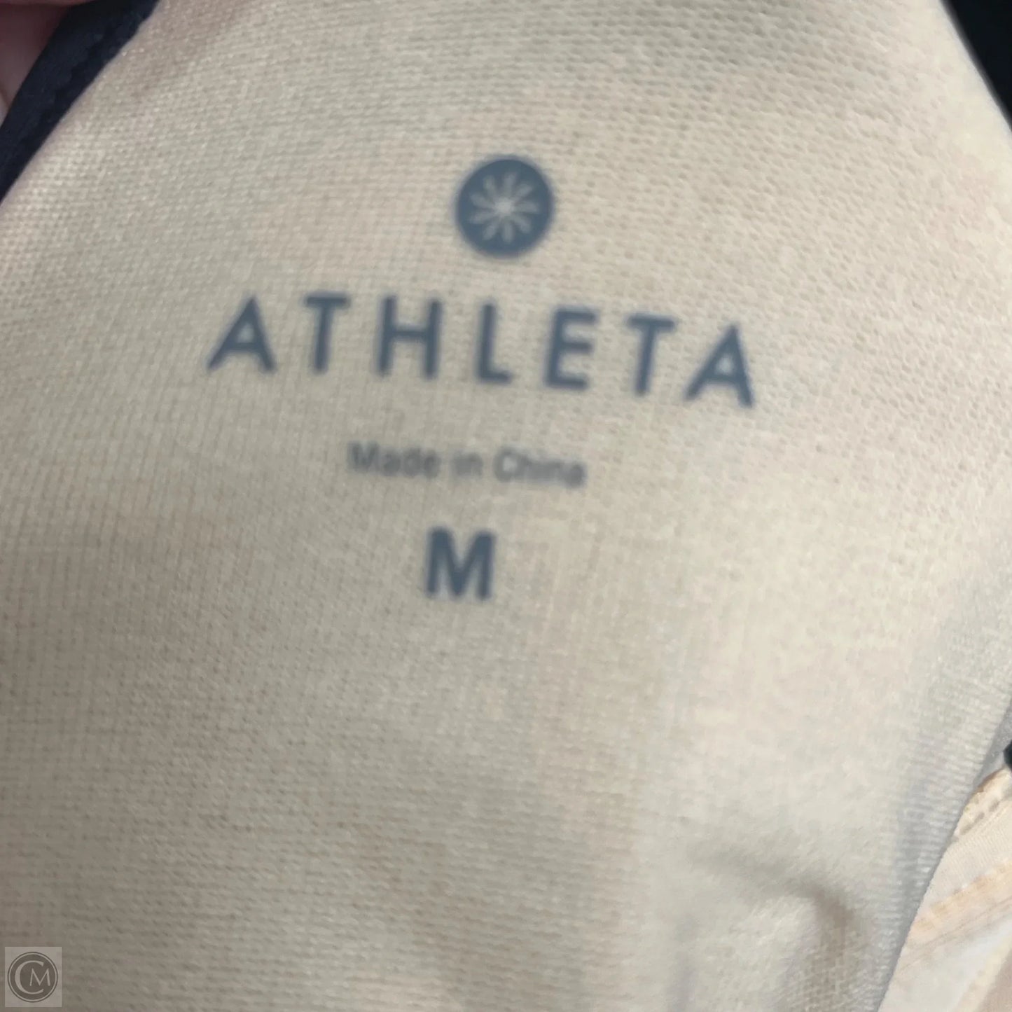 Athletic Dress By Athleta In Black & Grey, Size: M