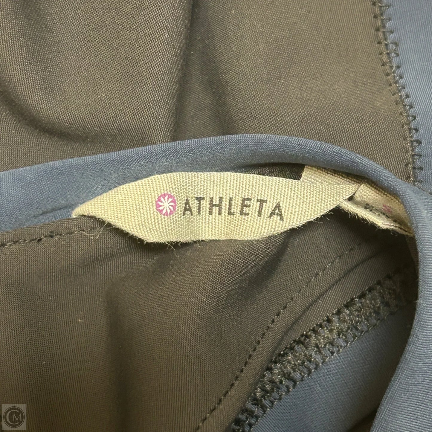Athletic Dress By Athleta In Black & Blue, Size: S