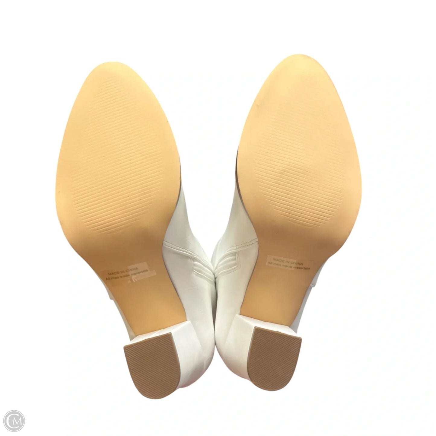 Boots Ankle Heels By Dream Pairs In White, Size: 10