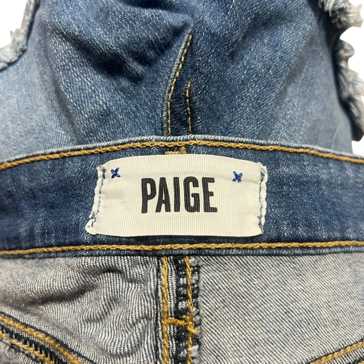 Shorts By Paige In Blue Denim, Size: 4