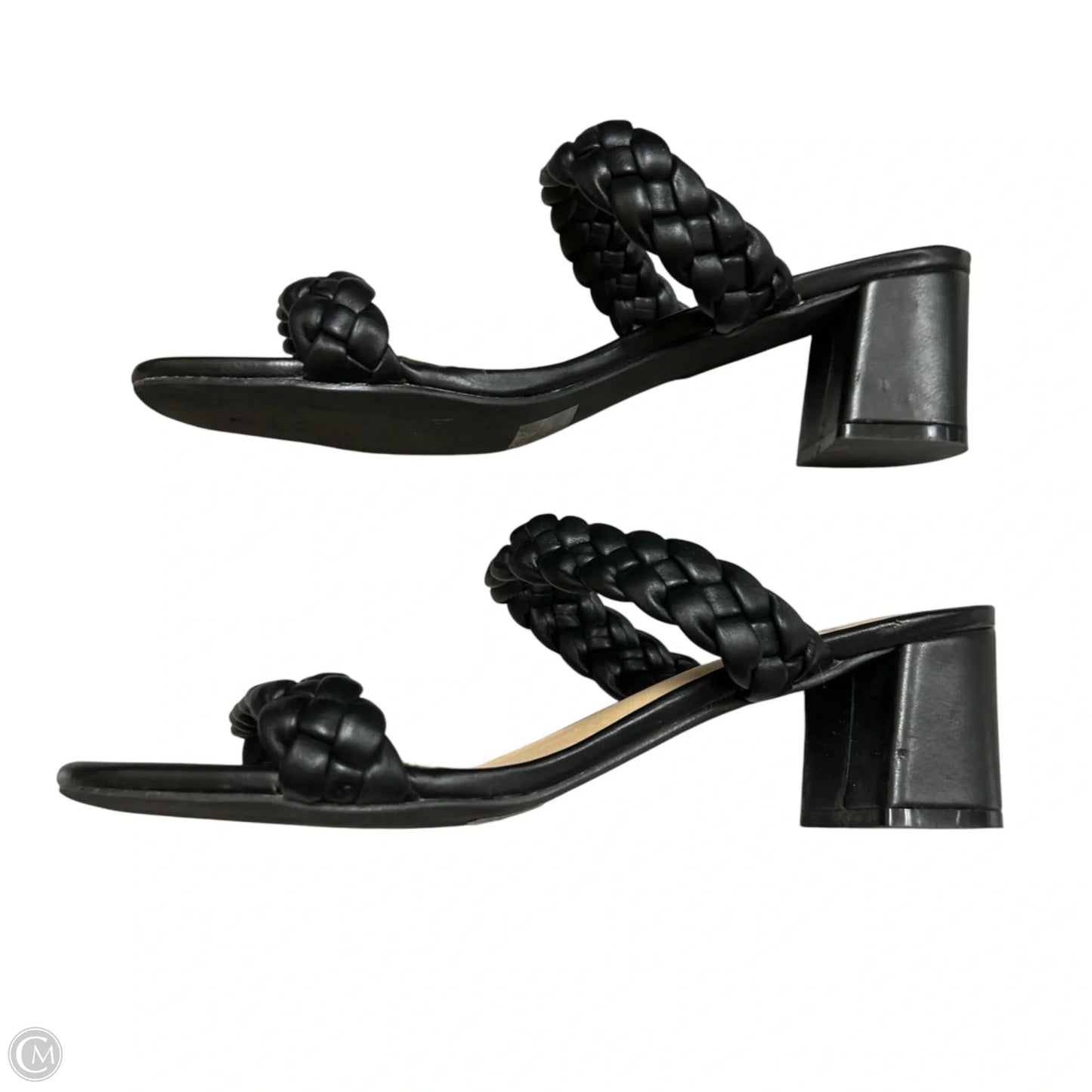 Sandals Heels Block By Bellini In Black, Size: 11