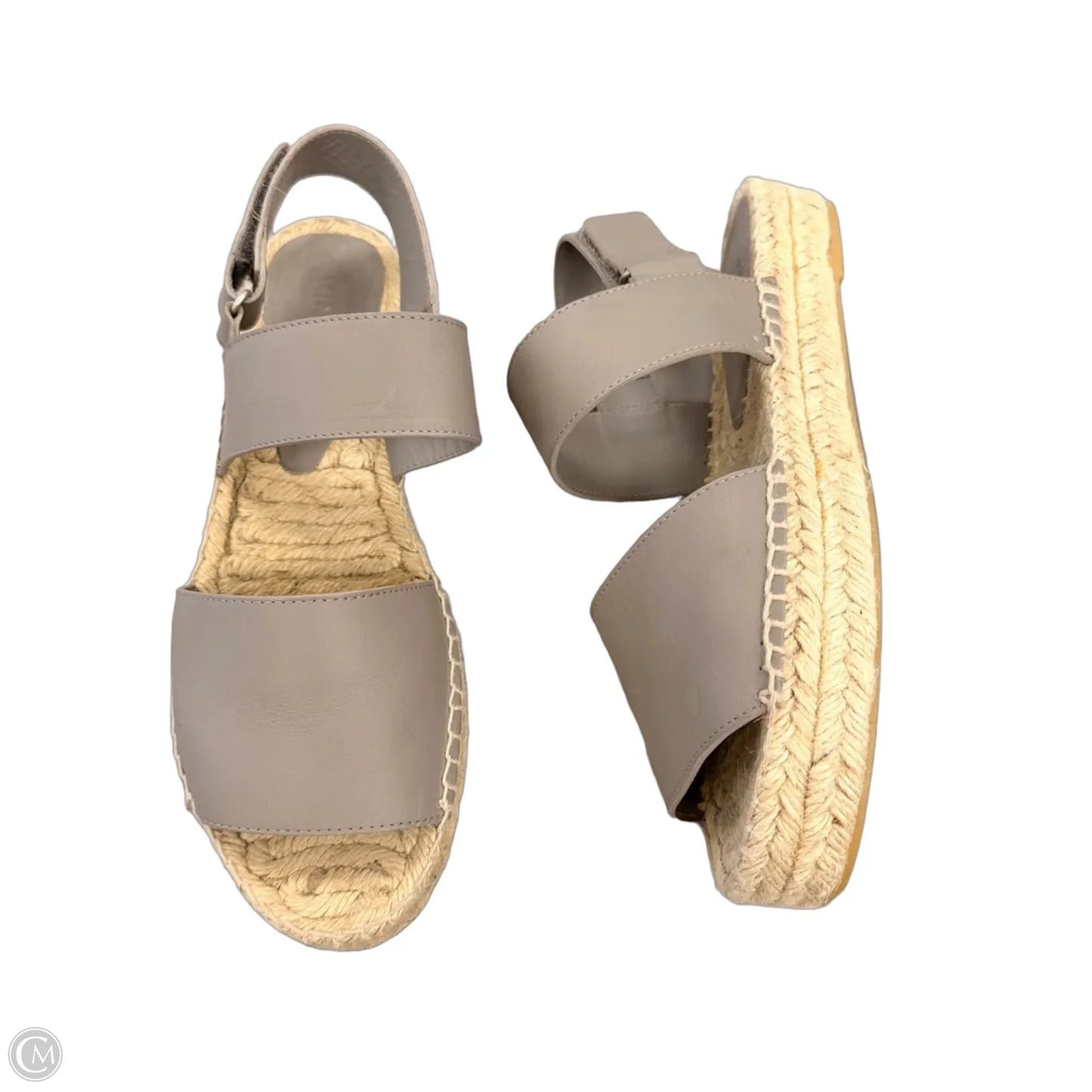 Sandals Flats By Vince In Taupe, Size: 9