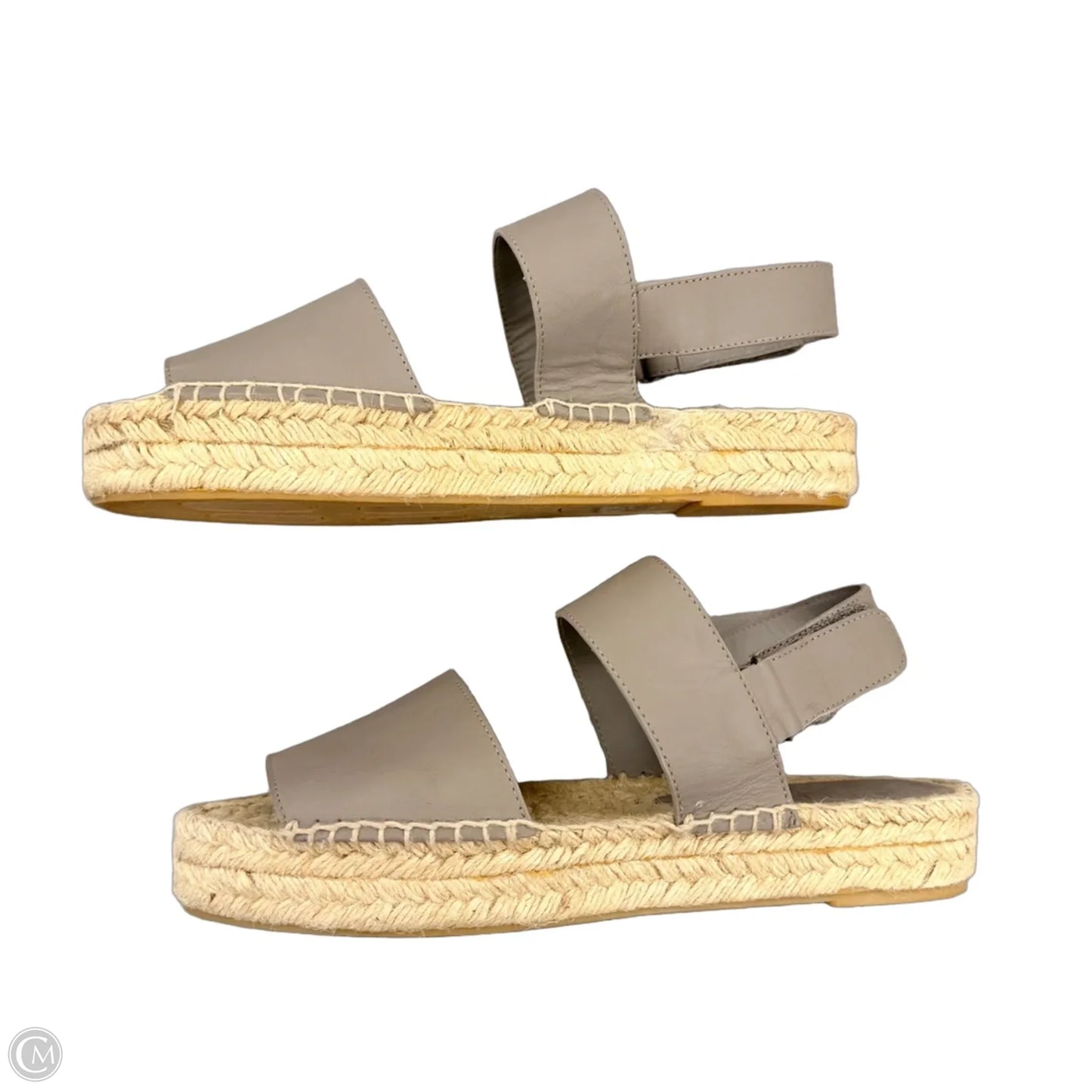 Sandals Flats By Vince In Taupe, Size: 9