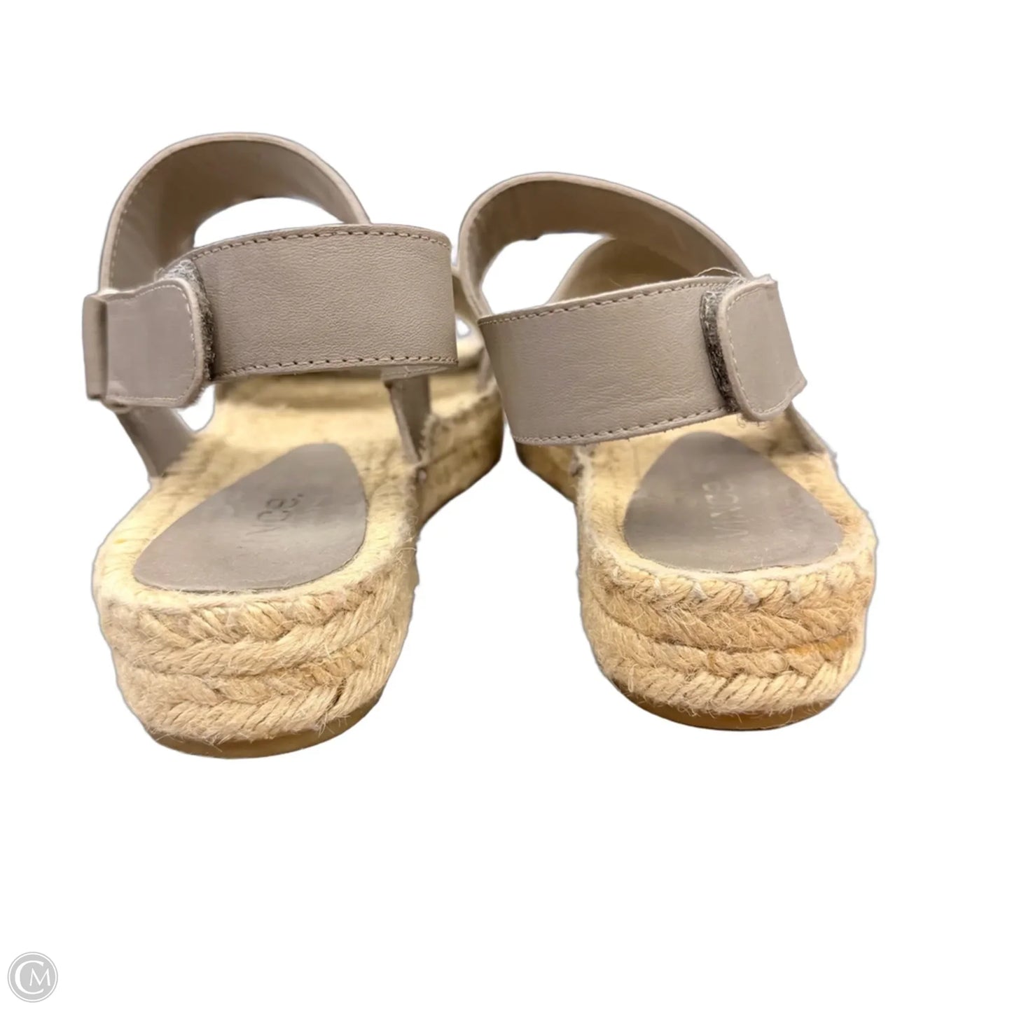 Sandals Flats By Vince In Taupe, Size: 9