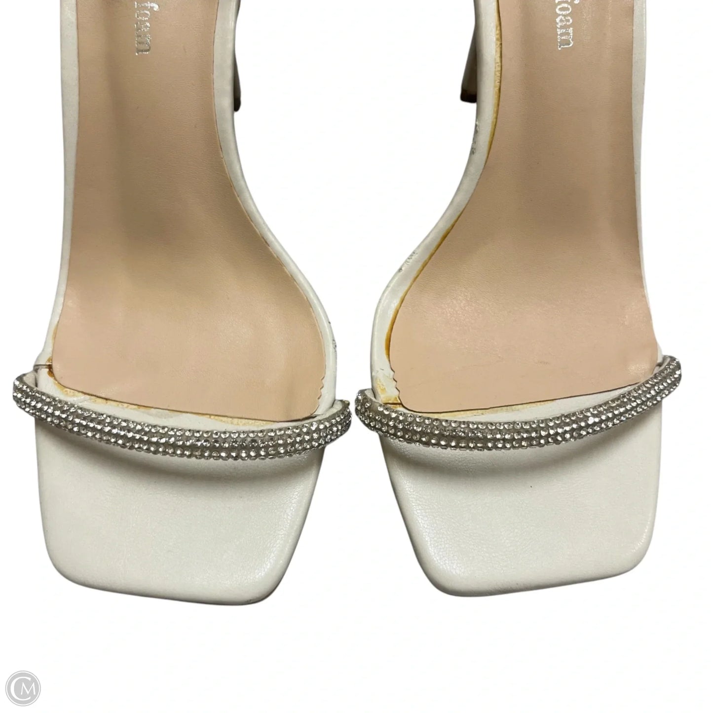 Sandals Heels Stiletto By Tru Comfort Foam In Beige, Size: 6.5