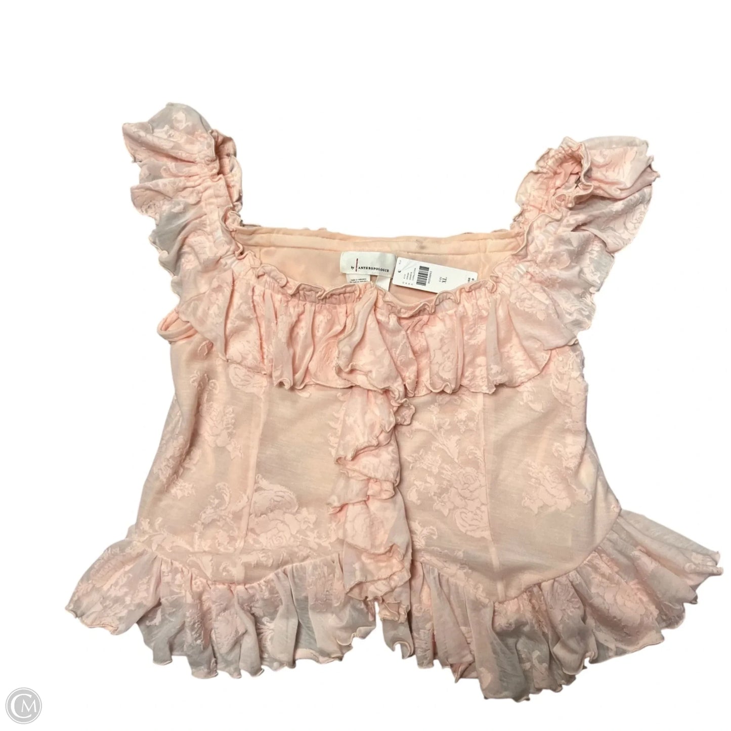 Top Sleeveless By Anthropologie In Pink, Size: Xl