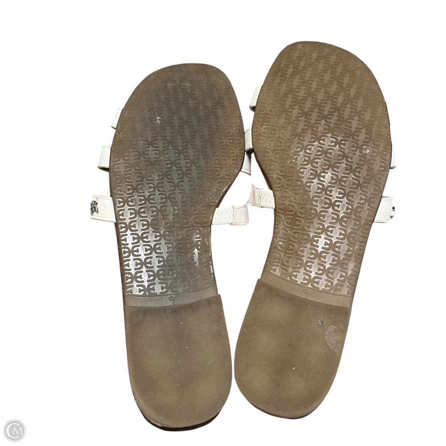 Sandals Flats By Sam Edelman In Brown & White, Size: 9
