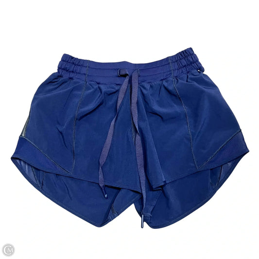 Athletic Shorts By Lululemon In Navy, Size: 4