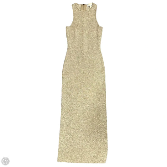Dress Casual Midi By Michael By Michael Kors In Gold, Size: Xs