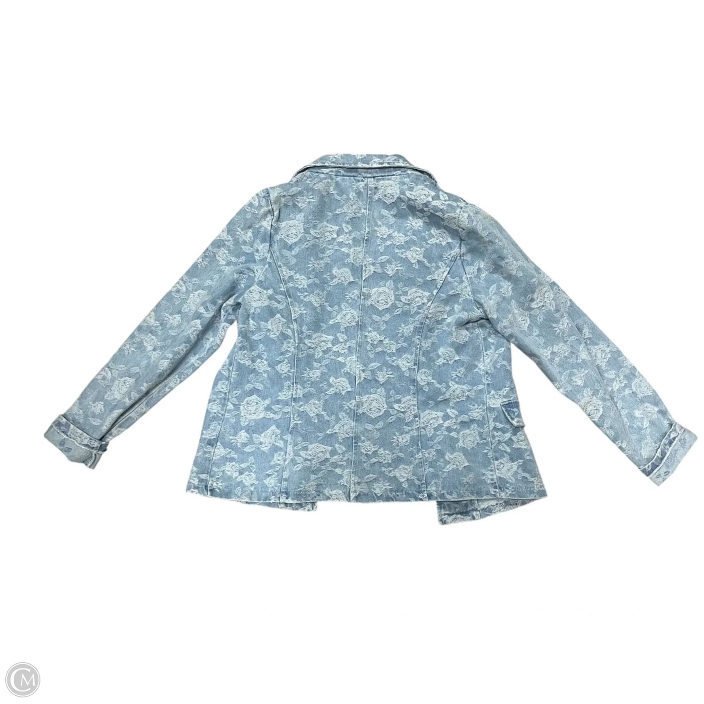 Jacket Denim By Alice Blue In Blue Denim, Size: S