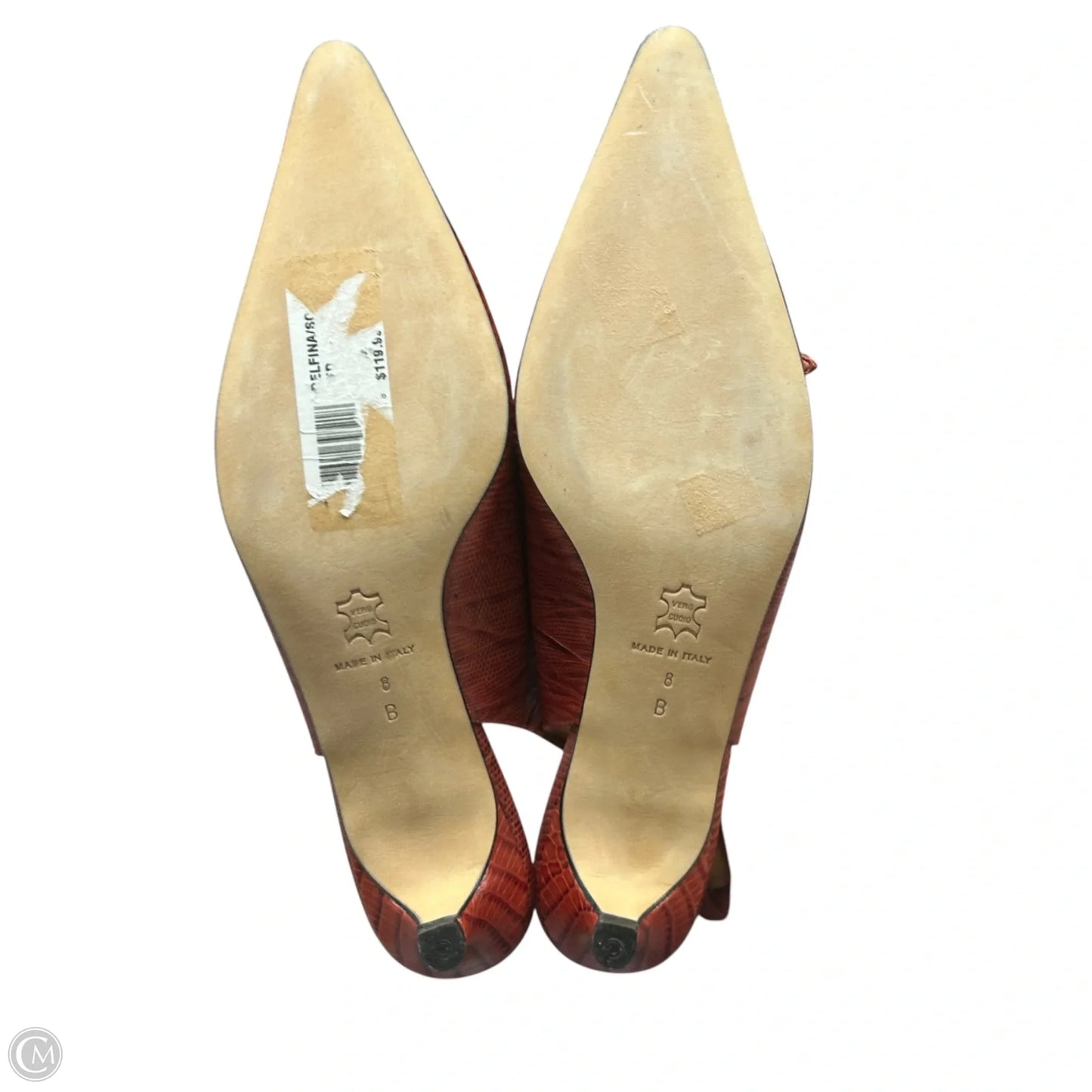 Shoes Heels Kitten By Ellen Tracy In Red, Size: 8