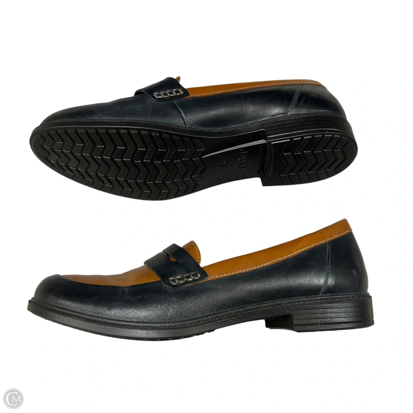 Shoes Flats By Hotter In Black & Brown, Size: 8
