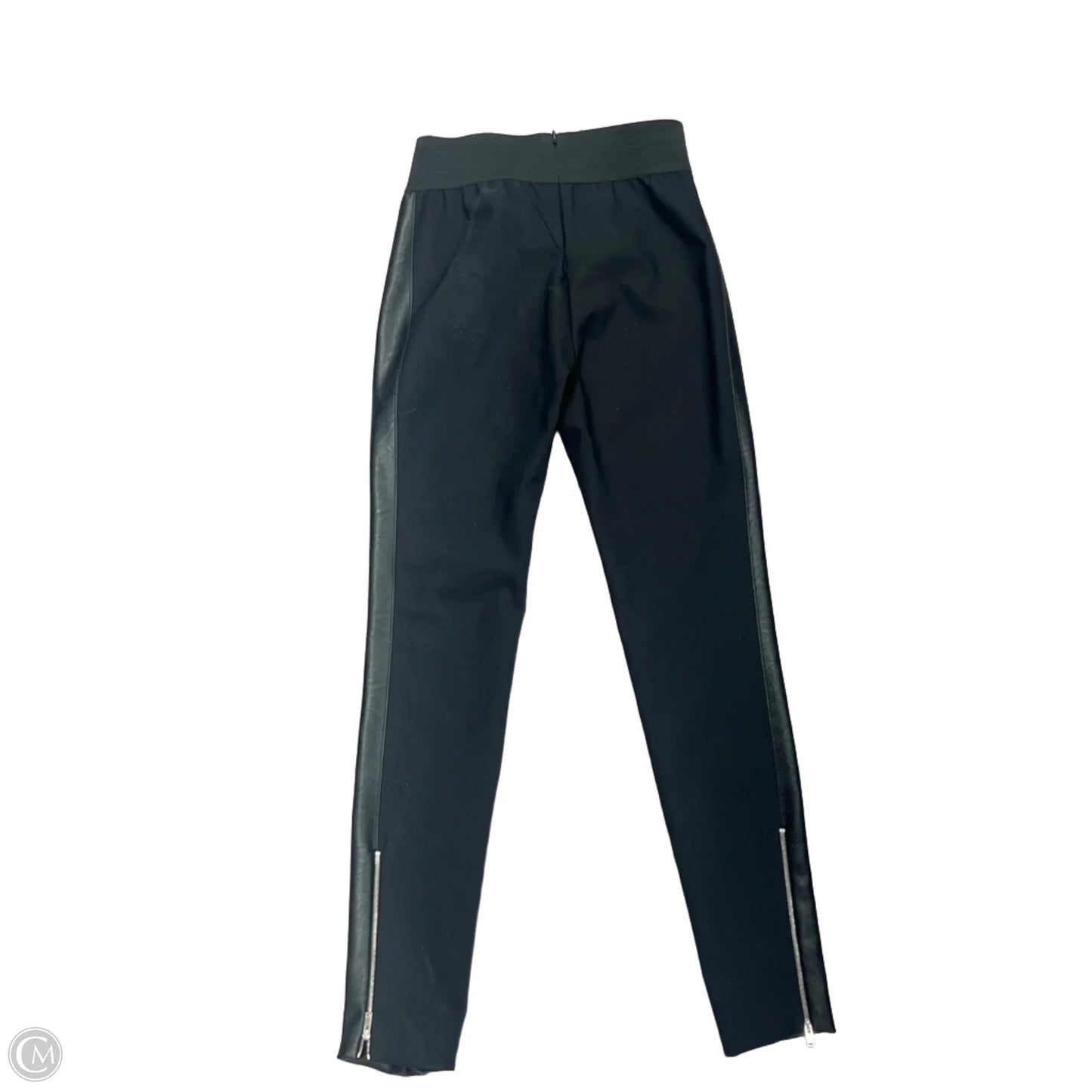 Pants Luxury Designer By Stella Mccartney In Black & Silver, Size: M