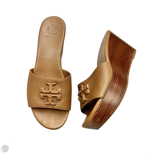 Sandals Designer By Tory Burch In Brown, Size: 6.5