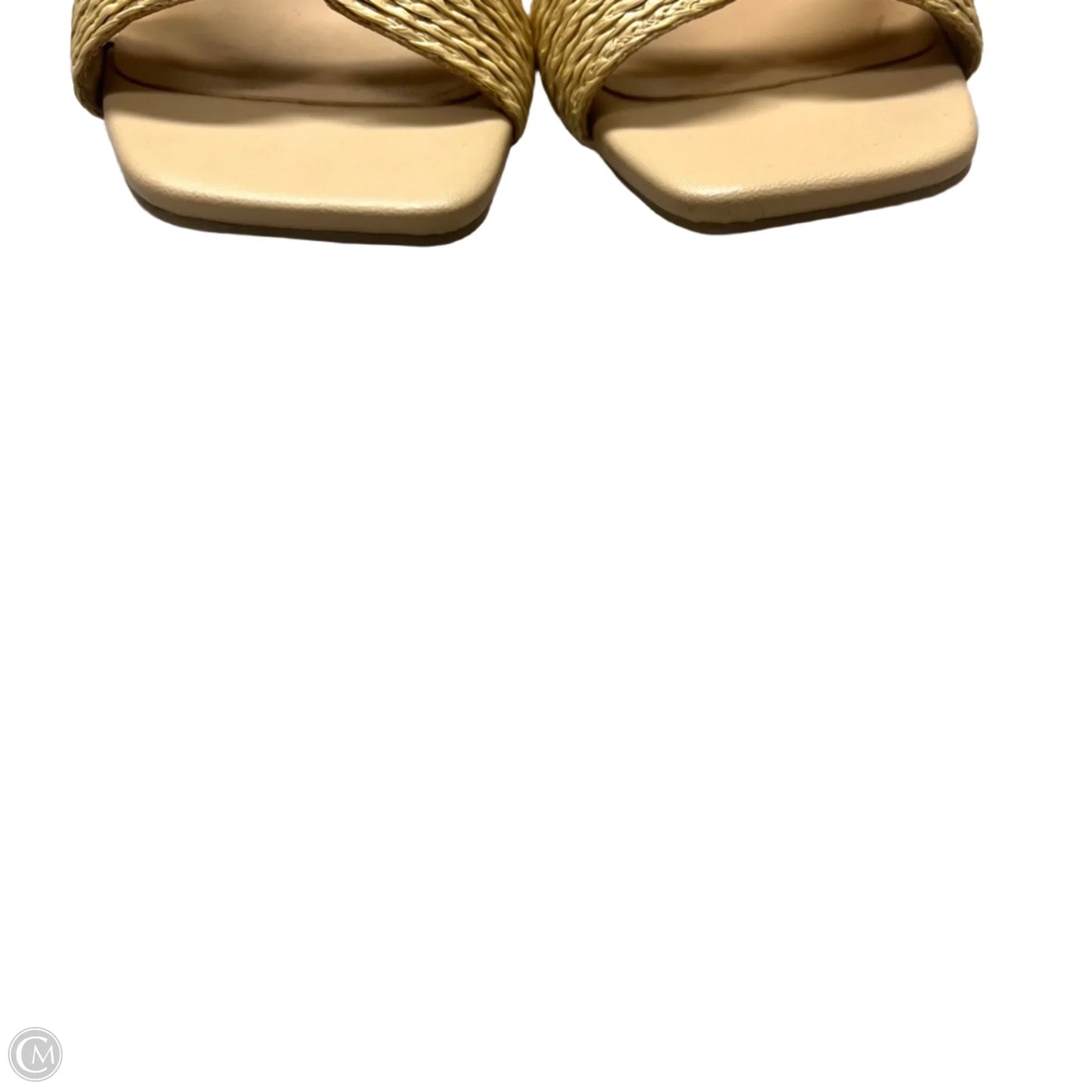 Sandals Heels Block By A New Day In Tan, Size: 7