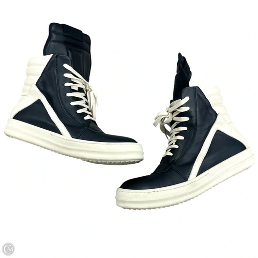 Shoes Sneakers By Rick Owens In Black & White, Size: 9.5