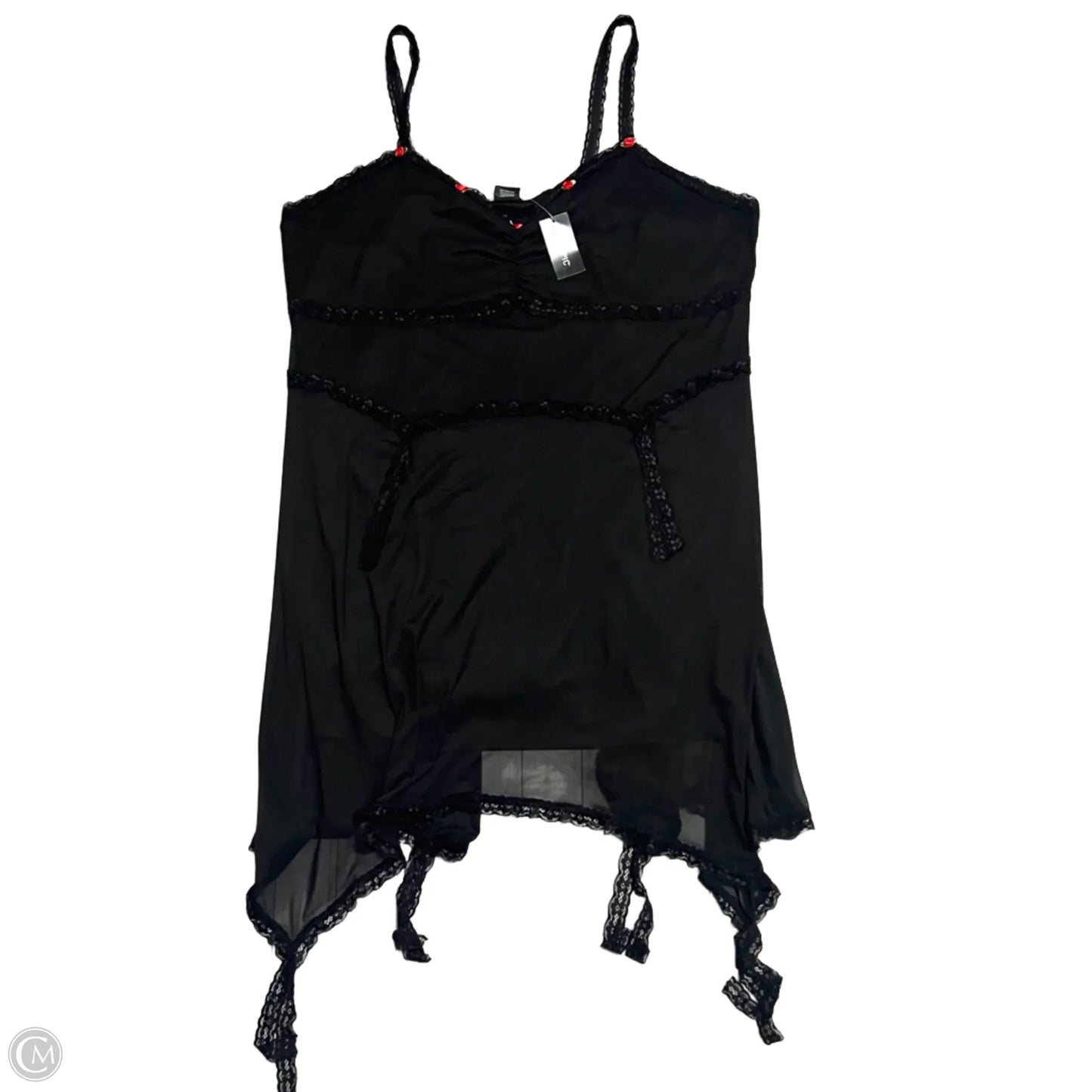 Dress Party Midi By Cosmic Aura In Black & Red, Size: 5x