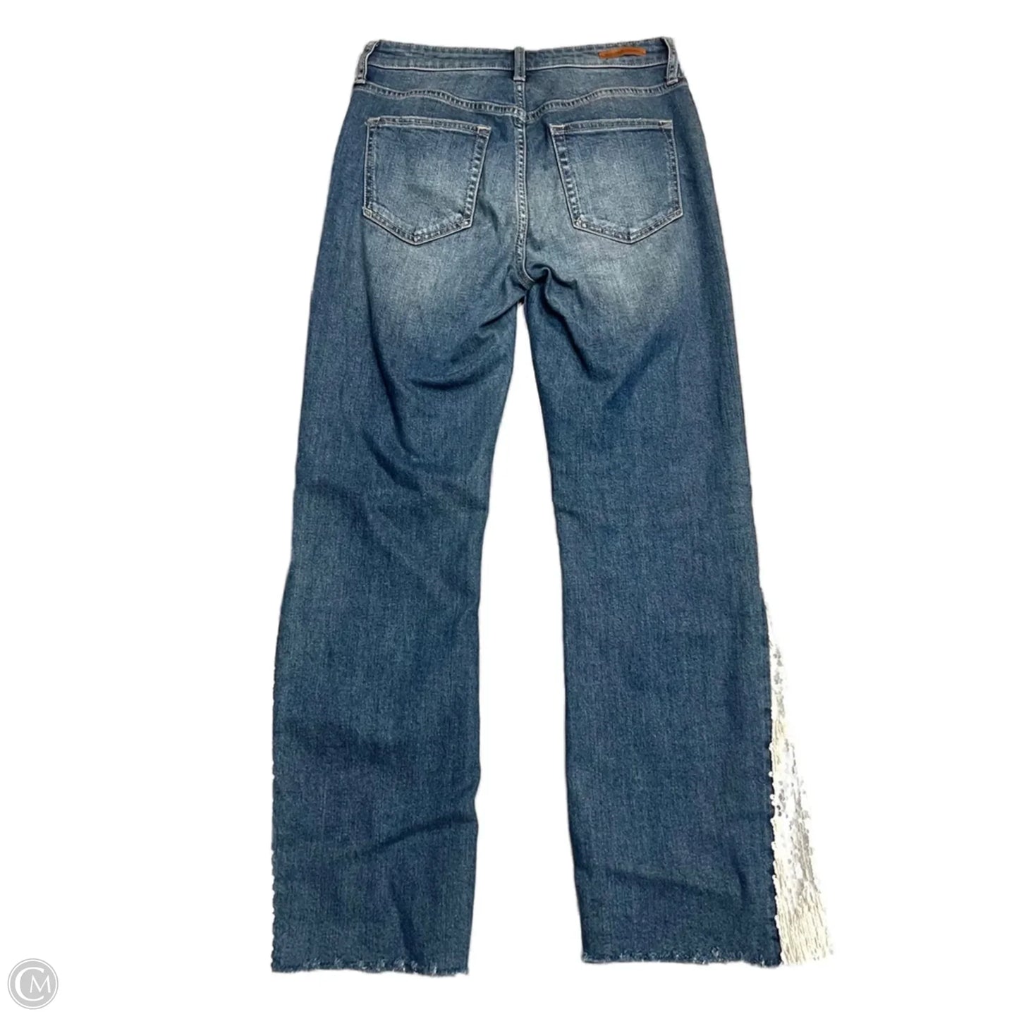 Jeans Flared By Pilcro In Blue Denim, Size: 2
