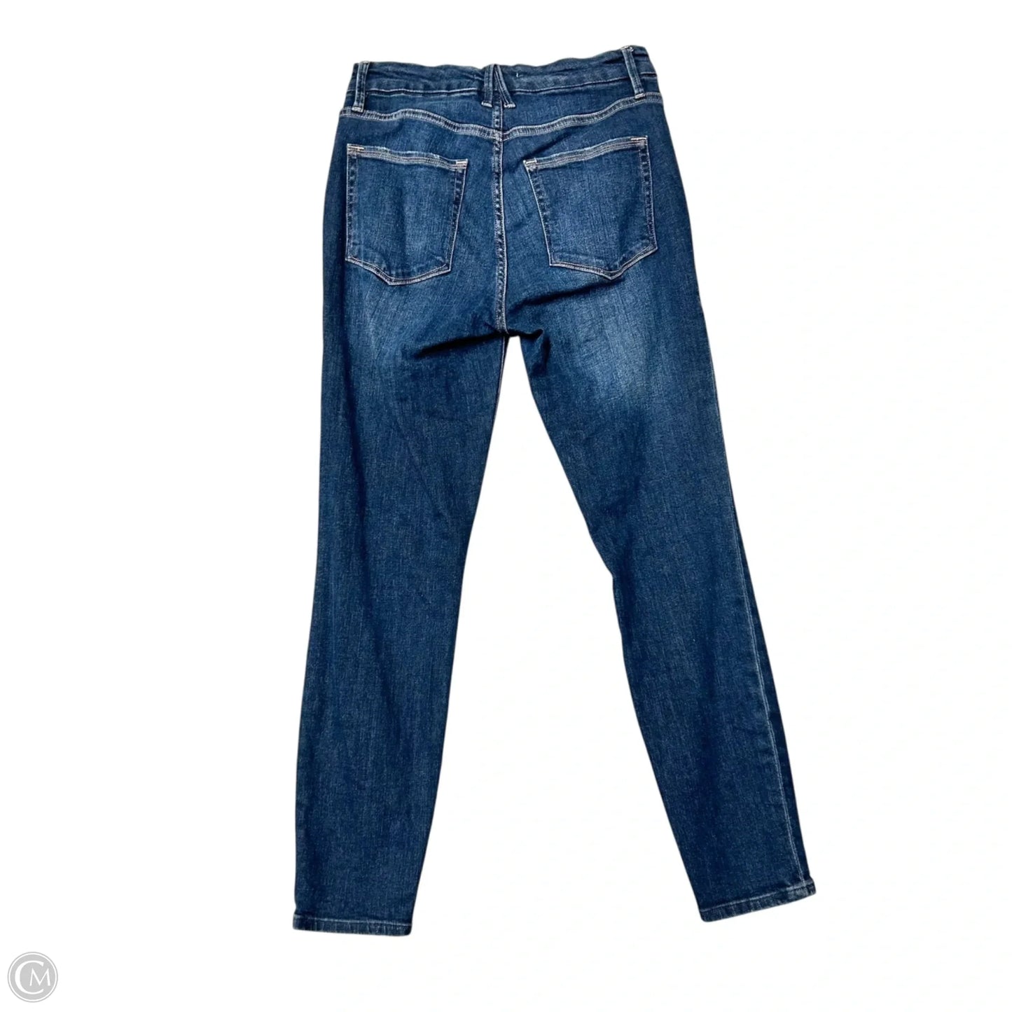 Jeans Skinny By Good American In Blue Denim, Size: 8