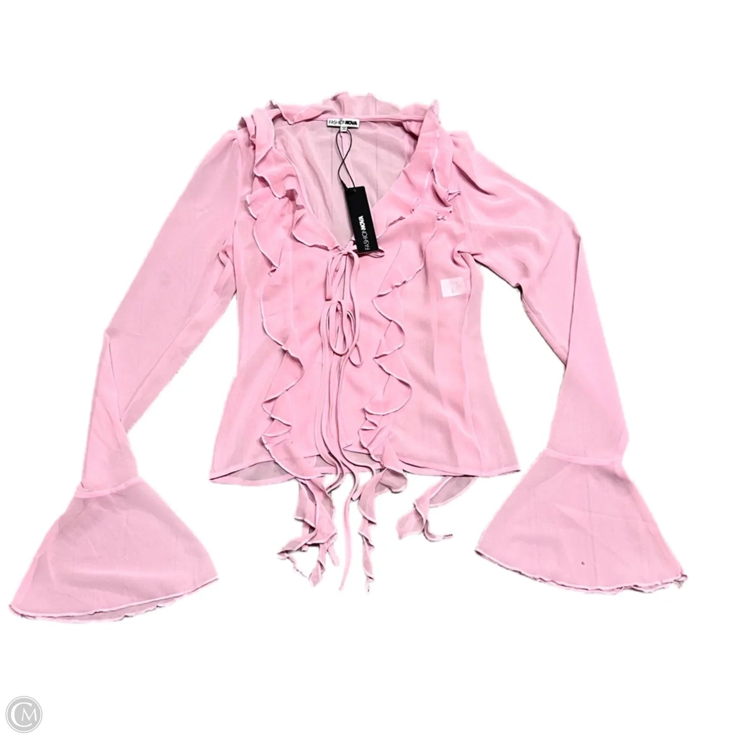 Cardigan By Fashion Nova In Pink, Size: S
