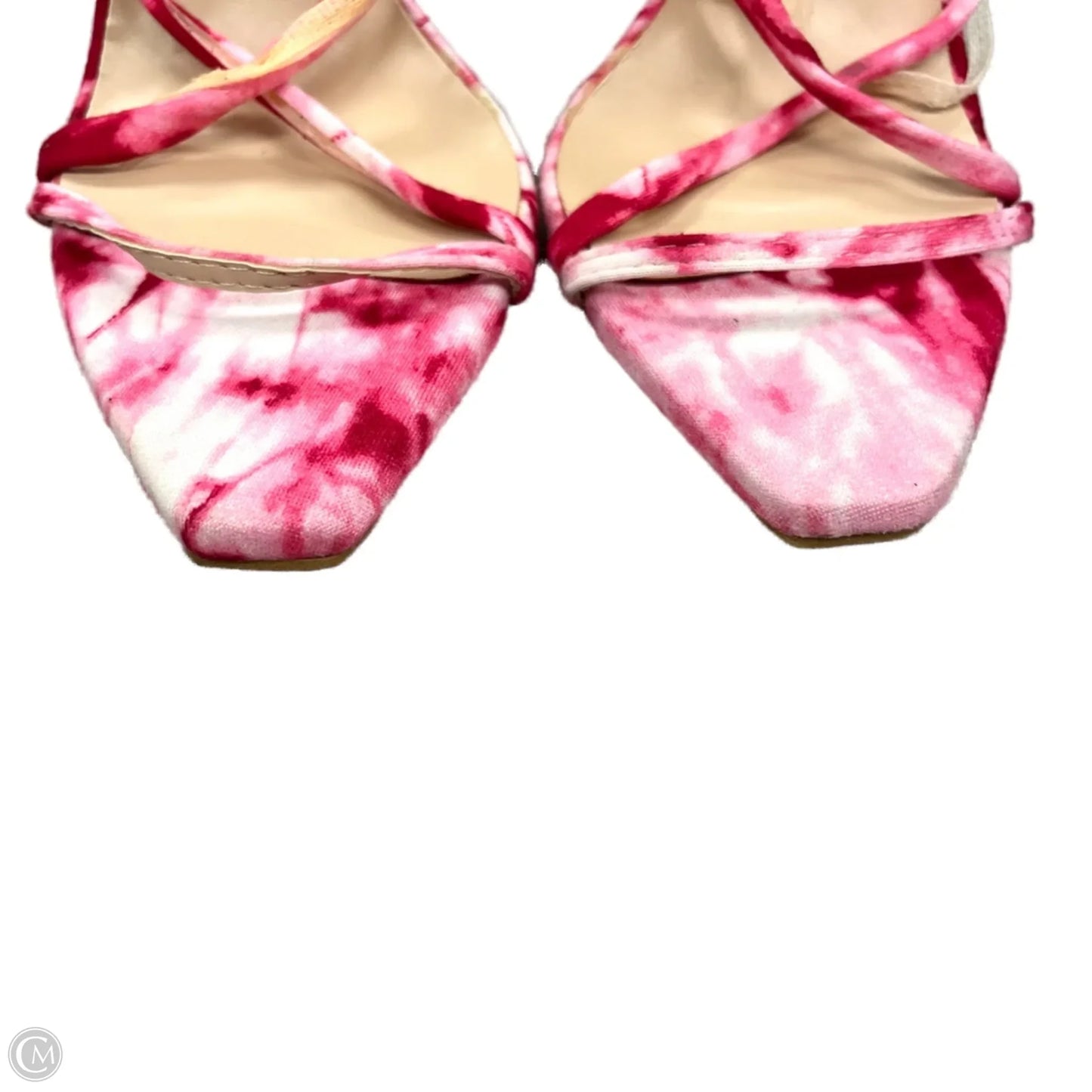 Sandals Heels Stiletto By Fashion Nova In Pink, Size: 8.5