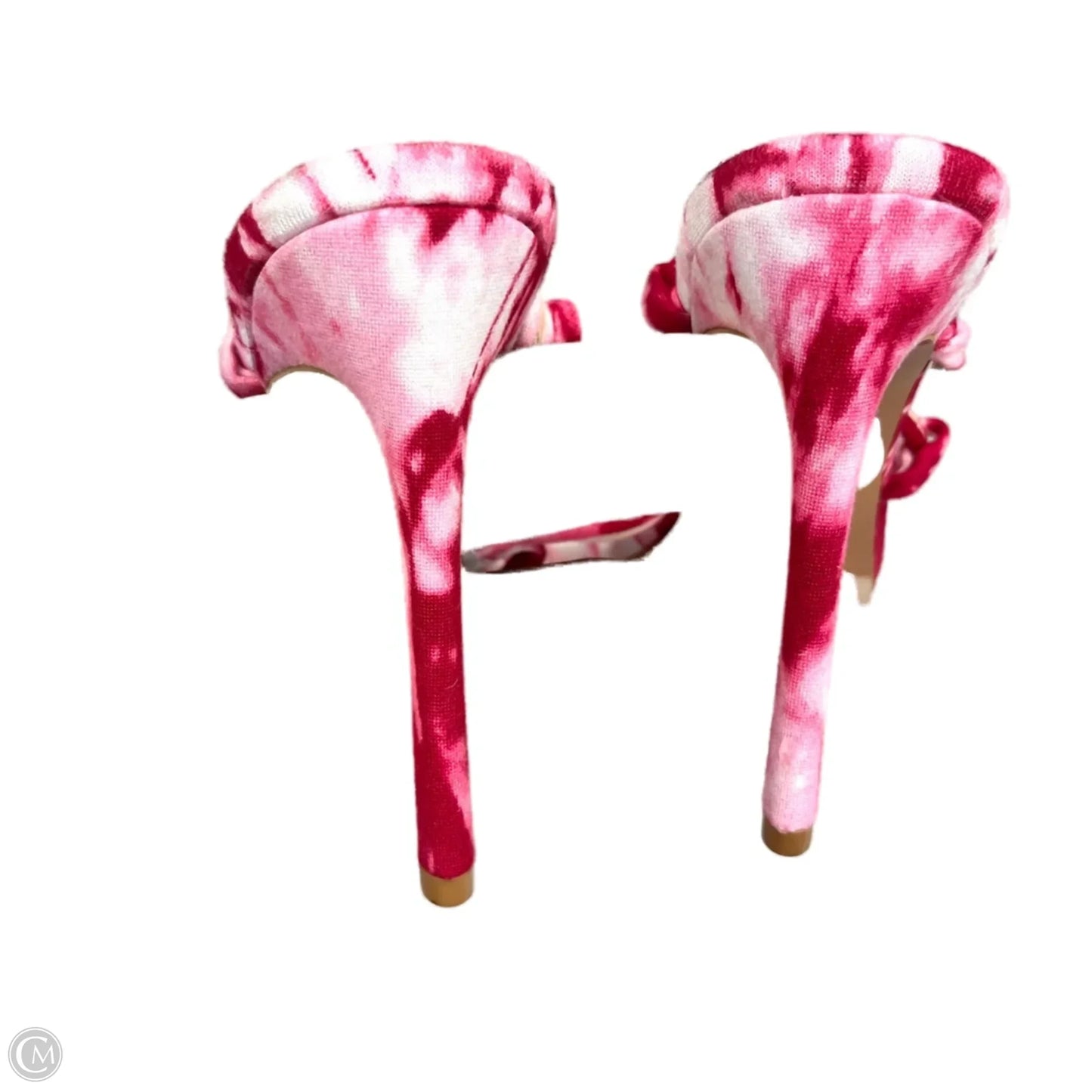 Sandals Heels Stiletto By Fashion Nova In Pink, Size: 8.5