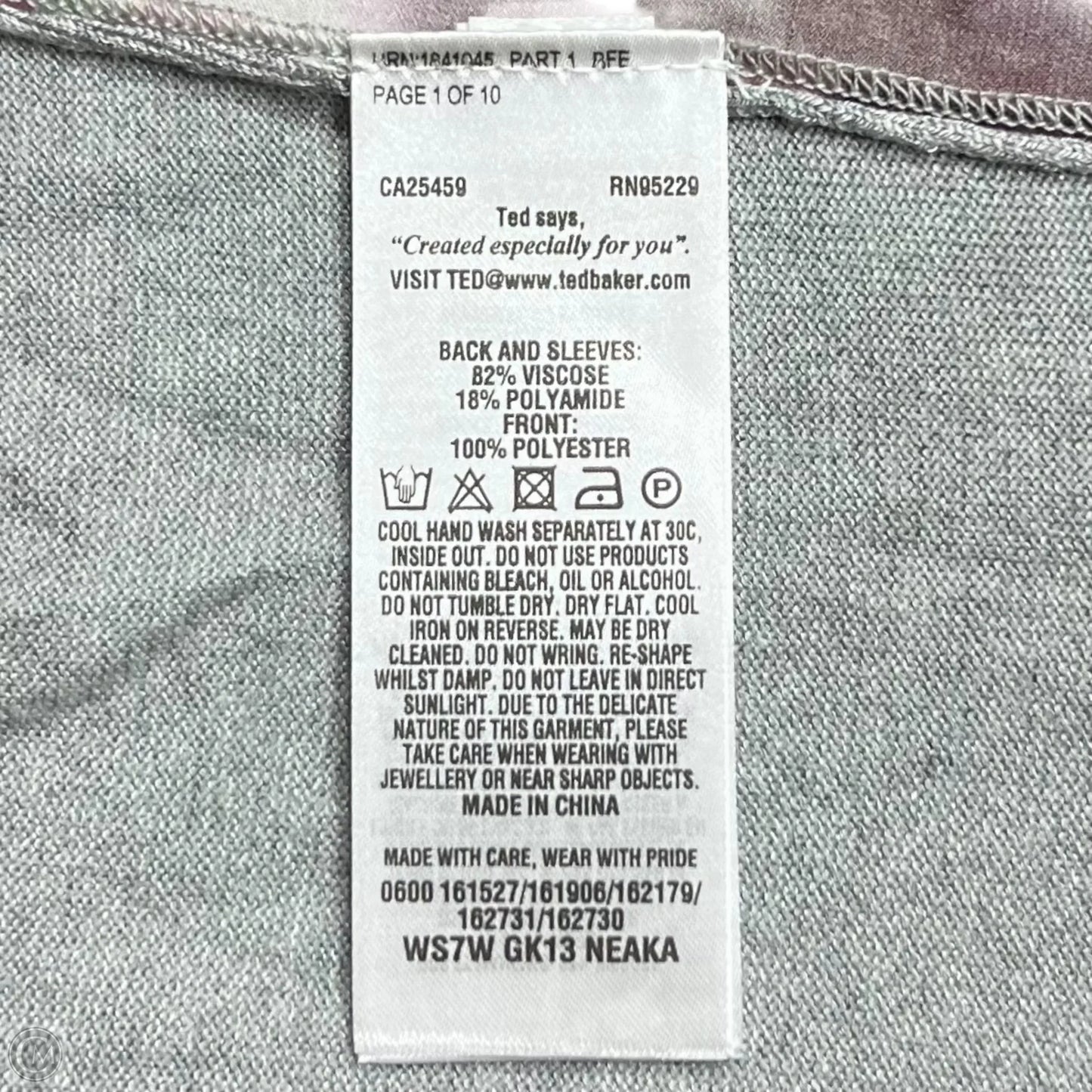 Sweater By Ted Baker In Floral Print, Size: Xs