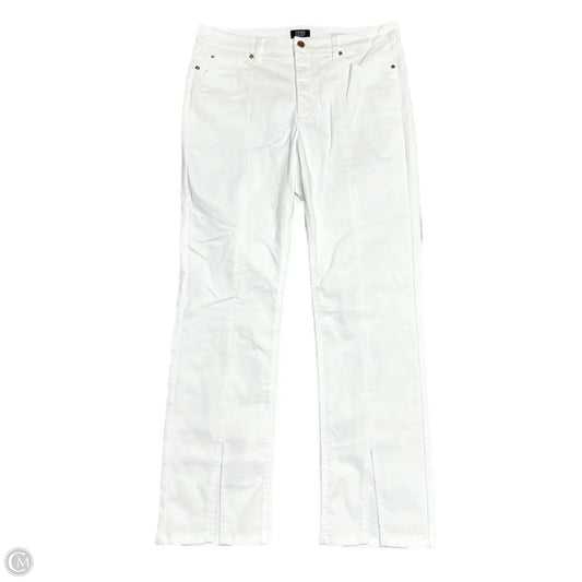 Jeans Boyfriend By Jones New York In White, Size: 12