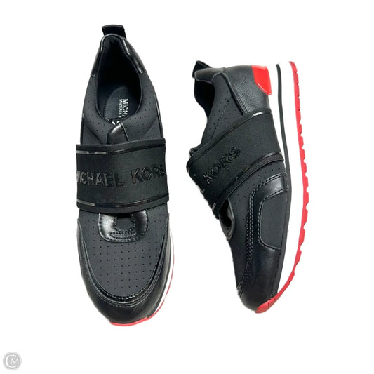 Shoes Athletic By Michael By Michael Kors In Black & Red, Size: 8