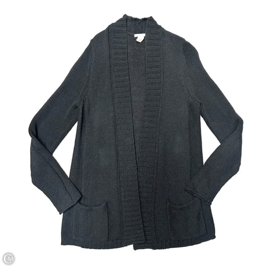 Sweater Cardigan By White And Warren In Black, Size: M