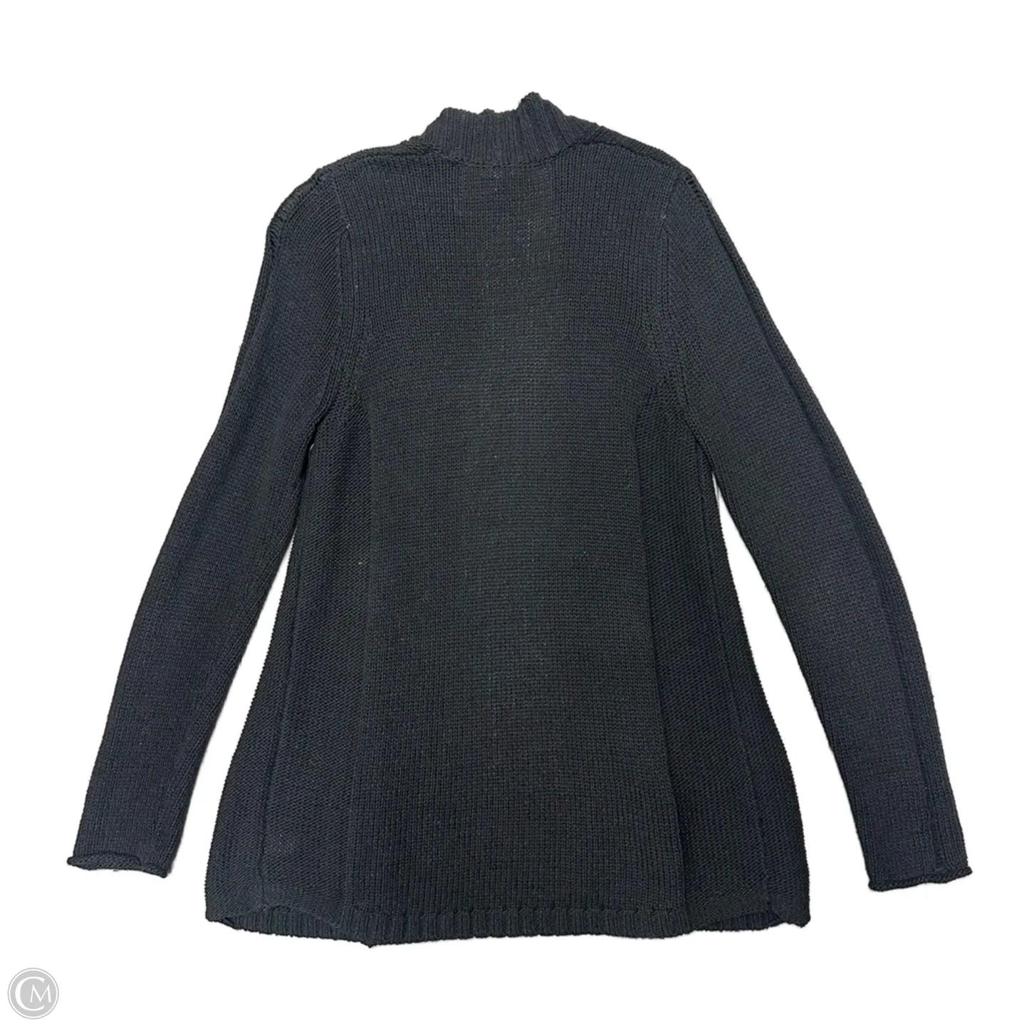 Sweater Cardigan By White And Warren In Black, Size: M