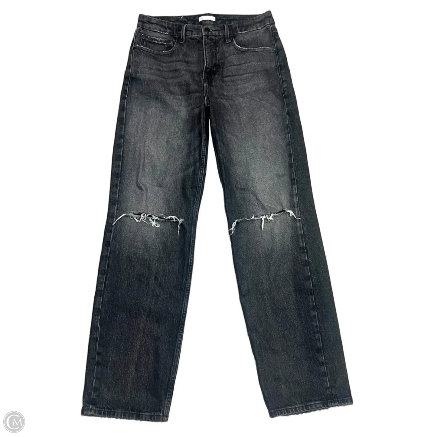 Jeans Wide Leg By Good American In Black, Size: 4
