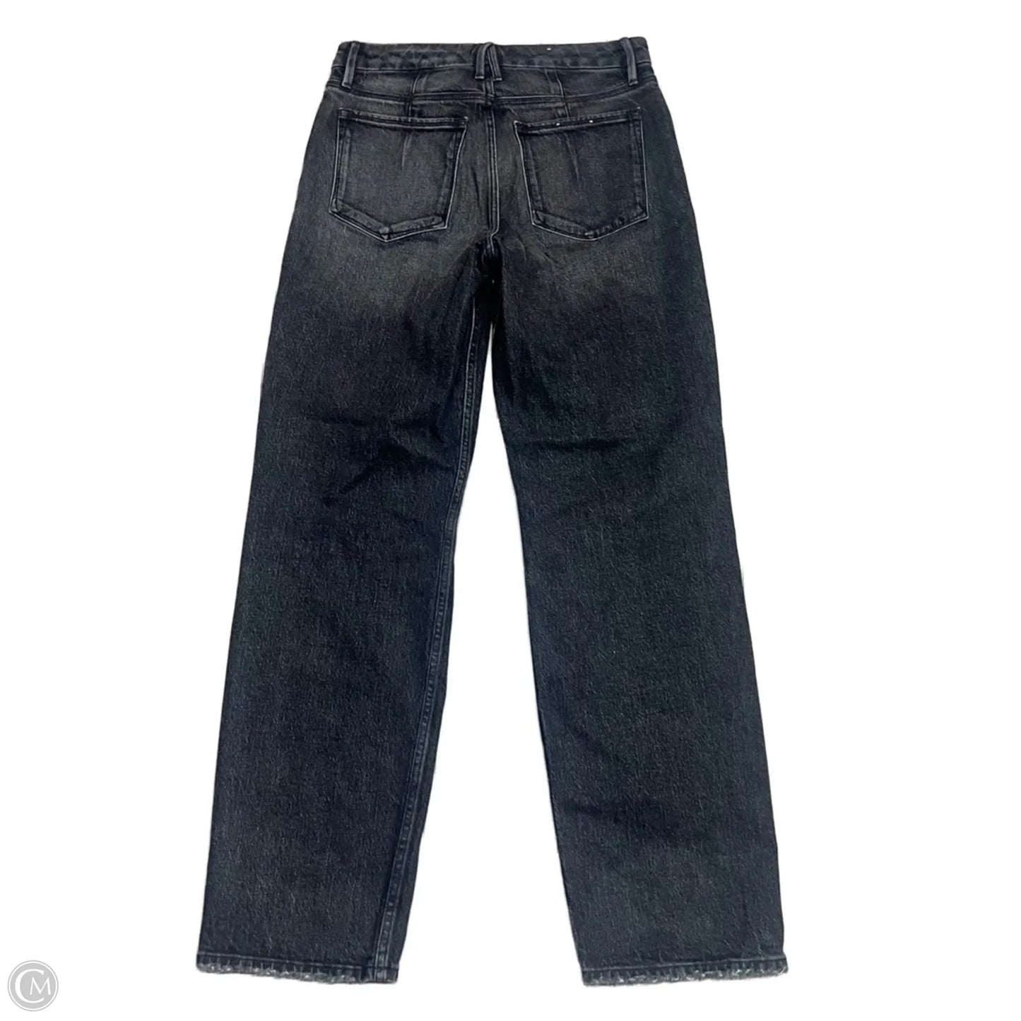 Jeans Wide Leg By Good American In Black, Size: 4