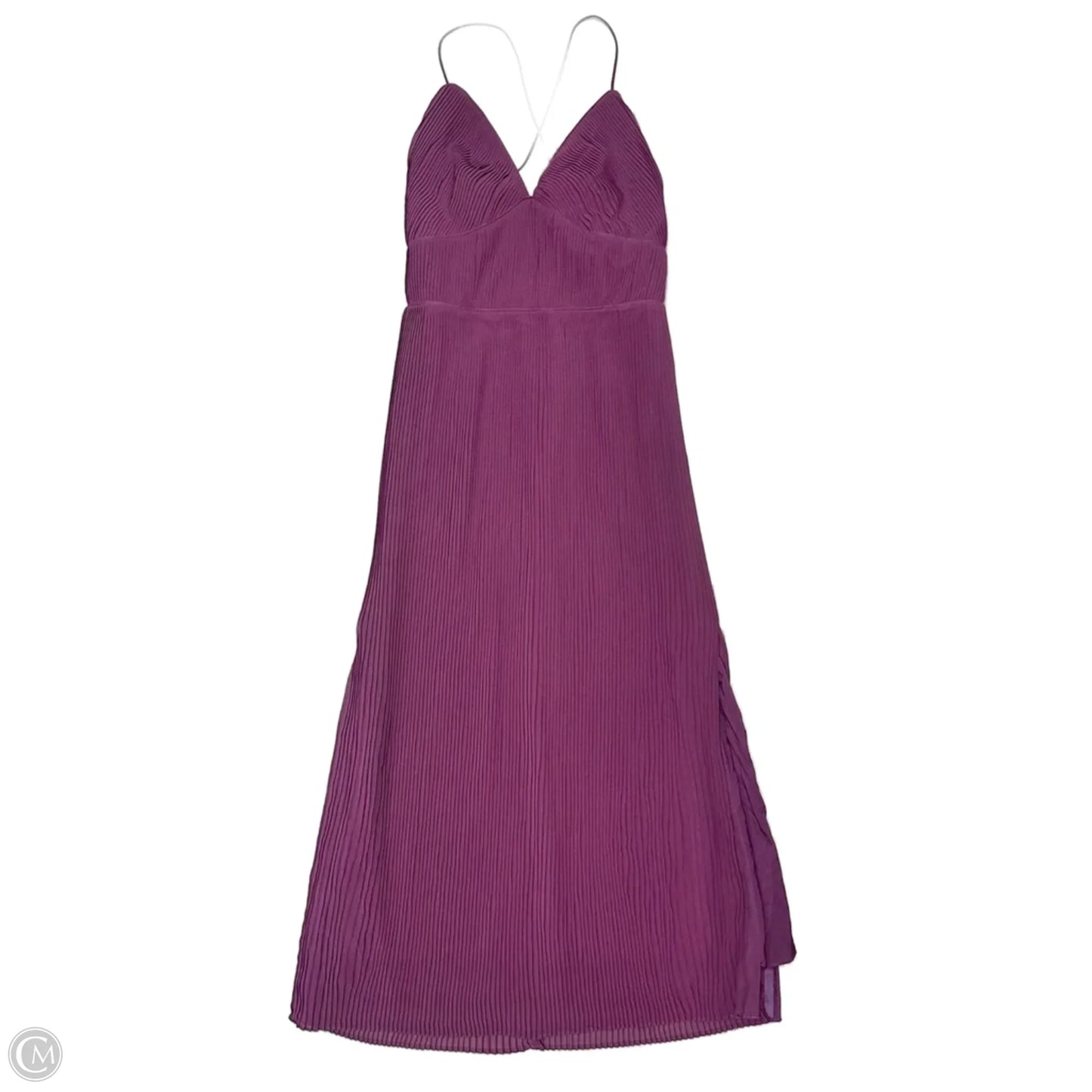 Dress Party Midi By Banana Republic In Purple, Size: 0