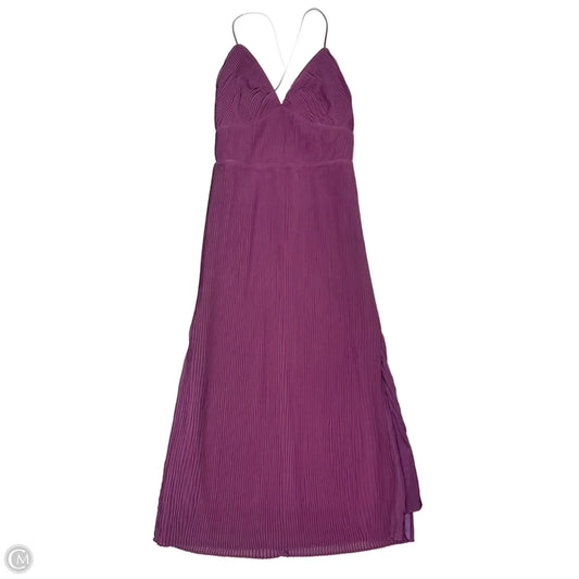 Dress Party Midi By Banana Republic In Purple, Size: 0