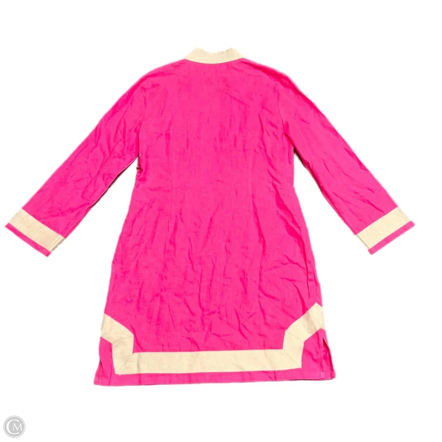 Dress Casual Short By Sail To Sable In Pink & Tan, Size: M