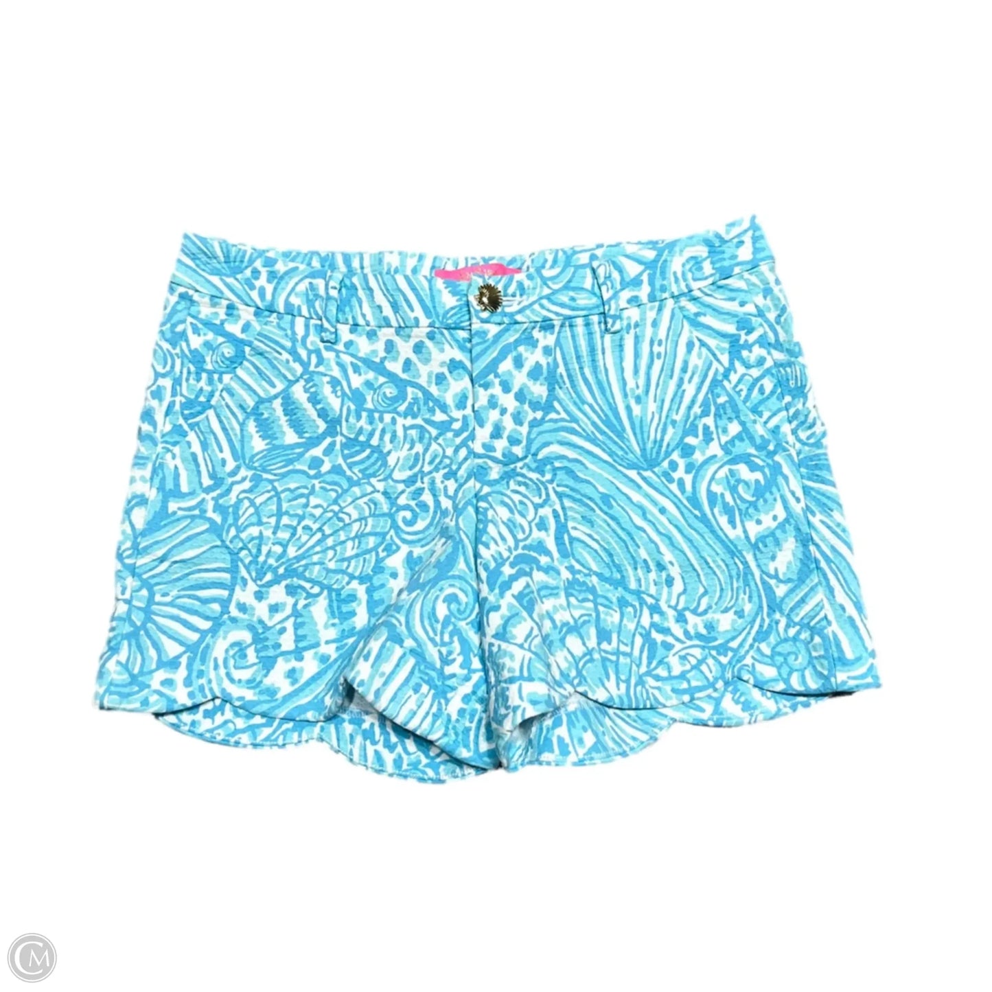 Shorts Designer By Lilly Pulitzer In Blue & White, Size: 6