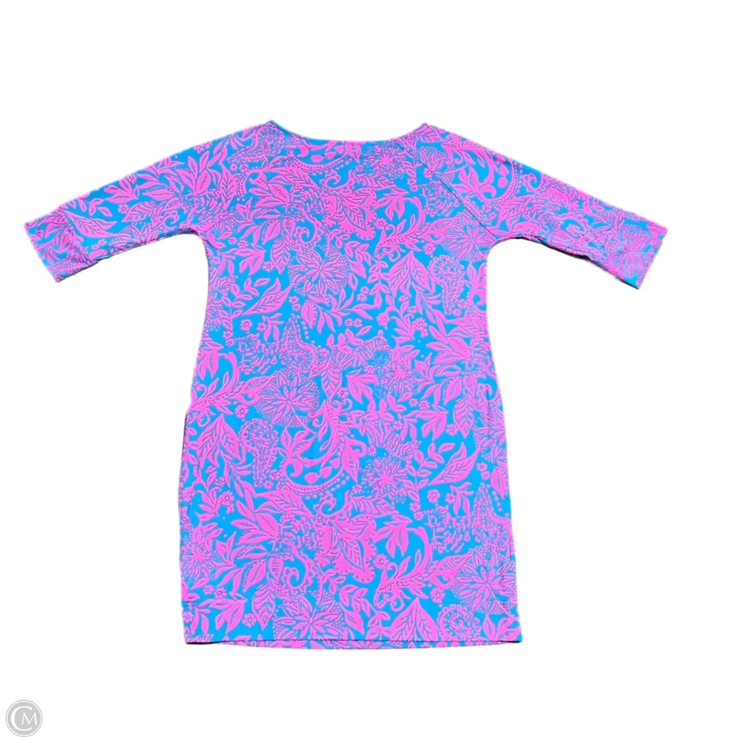 Dress Designer By Lilly Pulitzer In Blue & Pink, Size: M