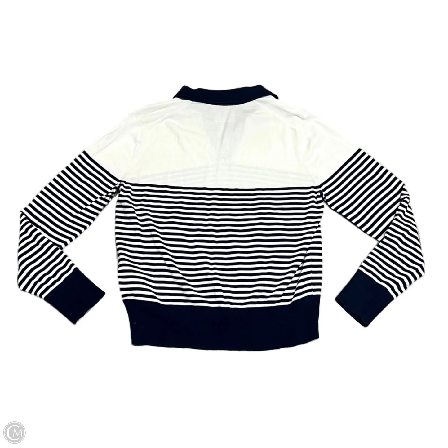 Sweater By Brooks Brothers In Blue & White, Size: L