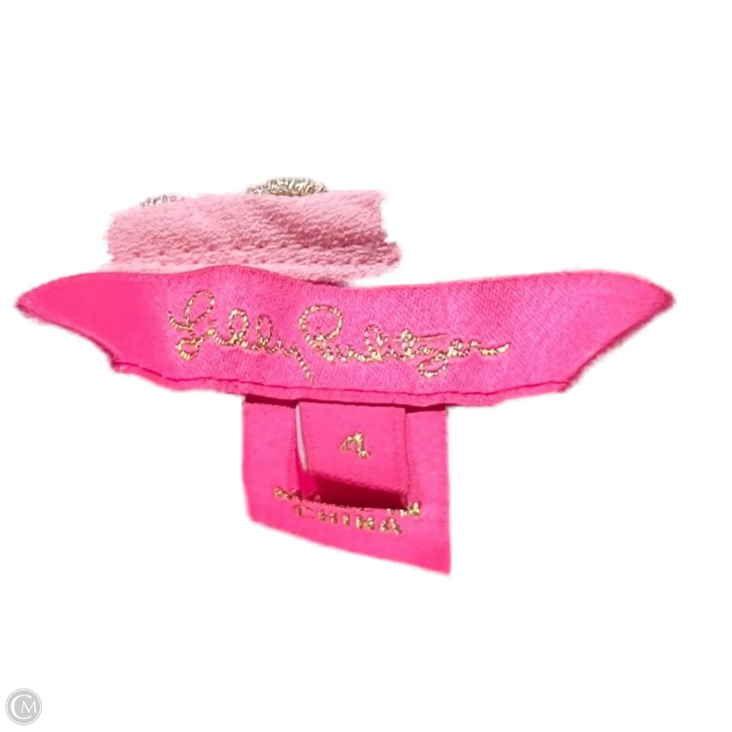 Dress Designer By Lilly Pulitzer In Gold & Pink, Size: S