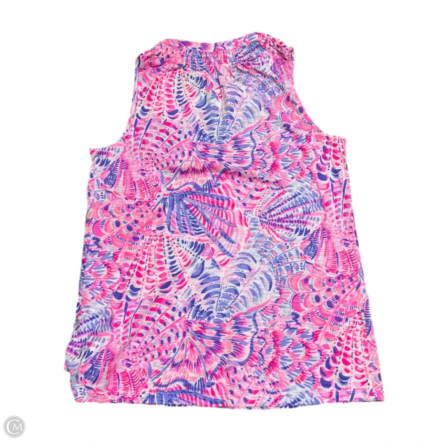 Top Sleeveless Designer By Lilly Pulitzer In Pink & Purple, Size: Xs
