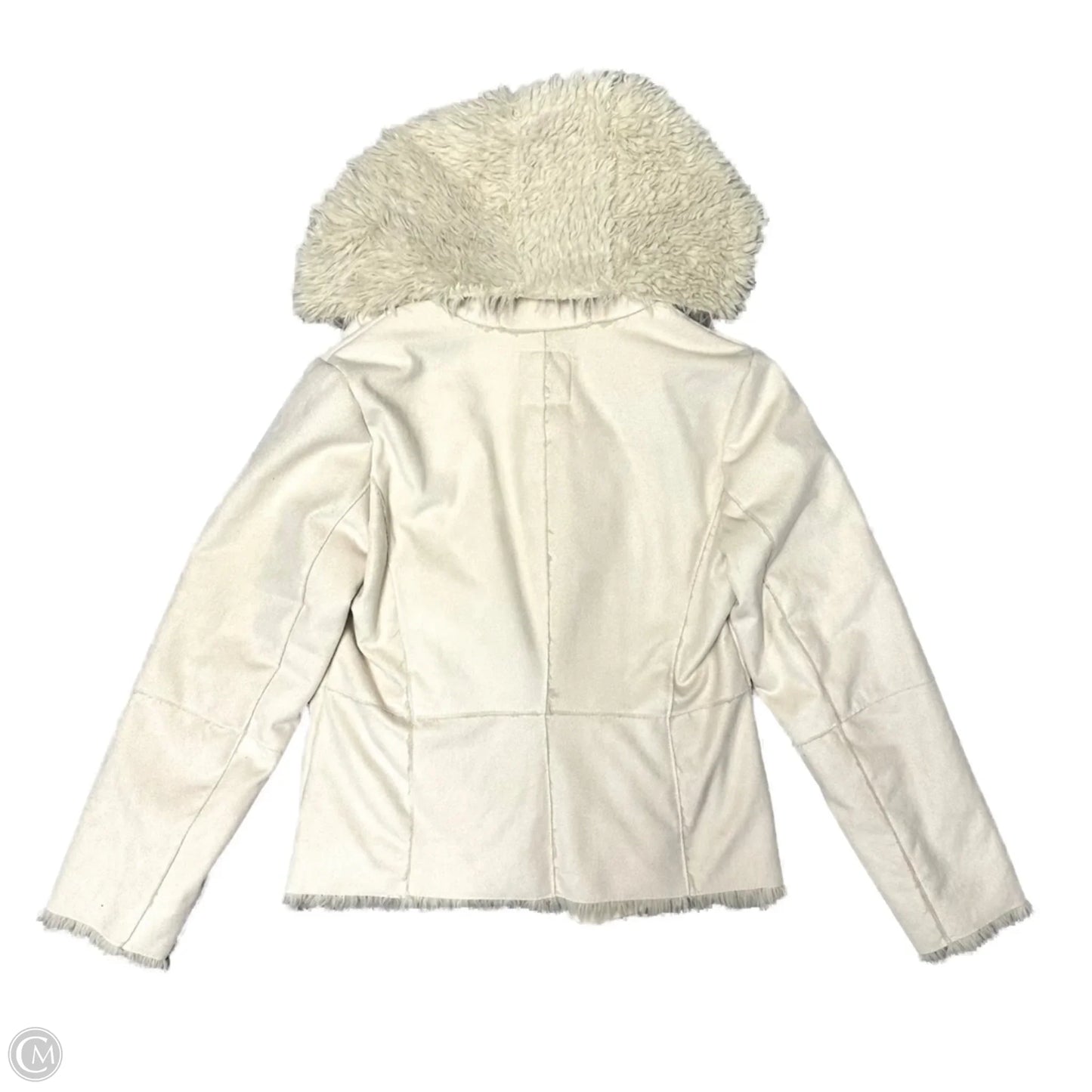 Coat Faux Fur & Sherpa By Altard State In Cream, Size: L