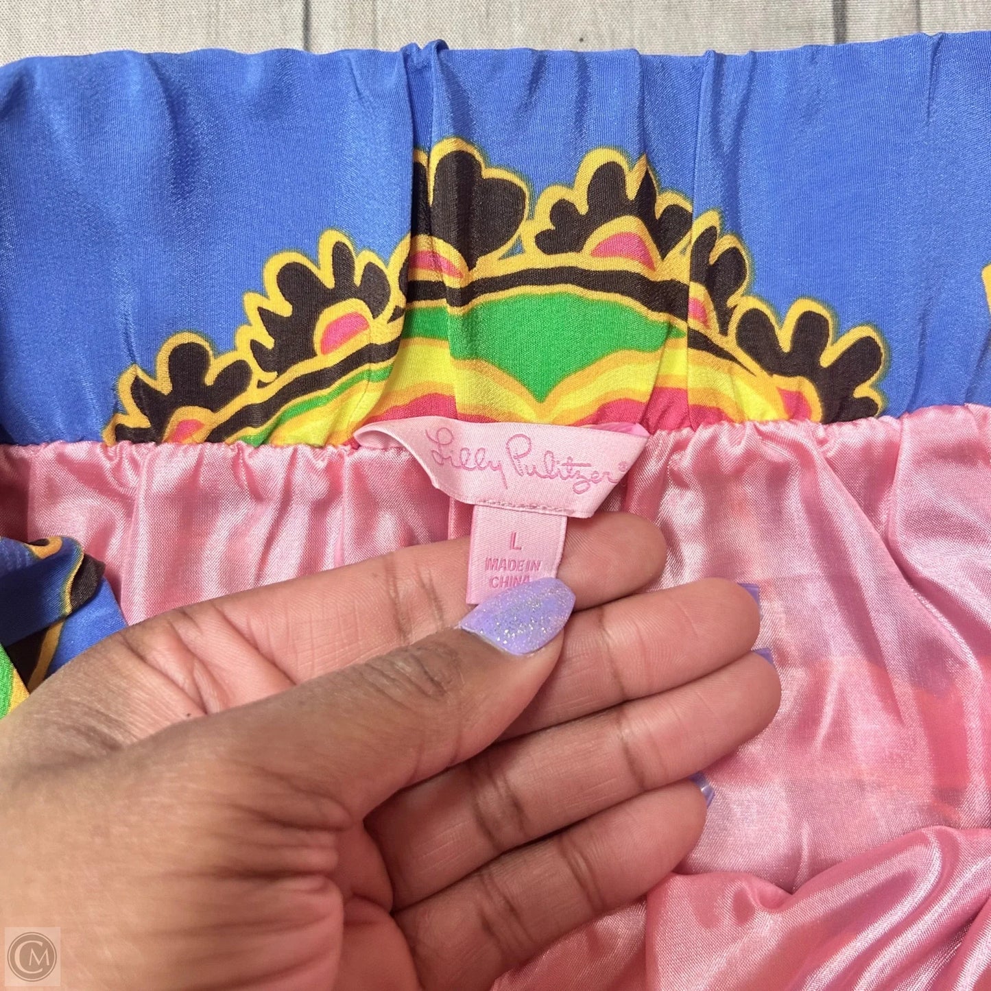 Skirt Designer By Lilly Pulitzer In Multi-colored, Size: L