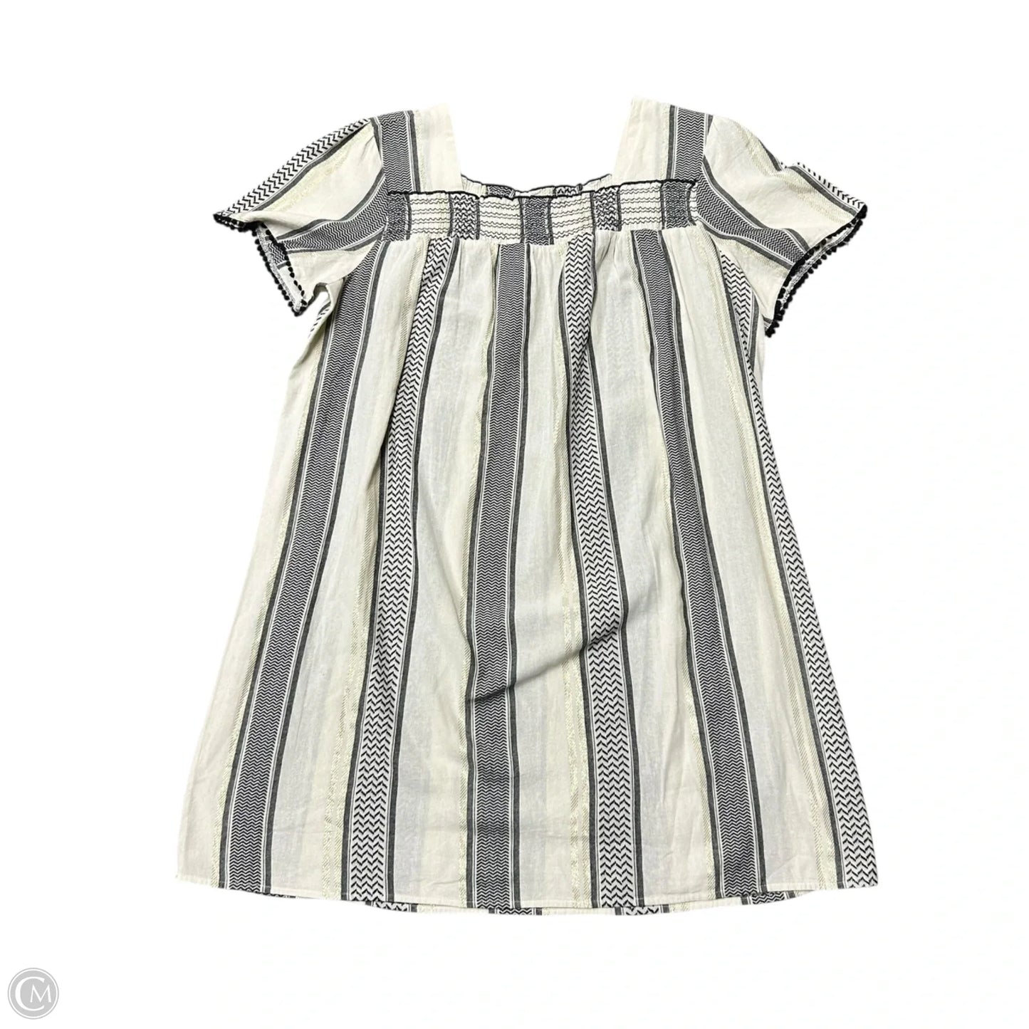 Dress Casual Midi By Old Navy In Black & Cream, Size: Xl