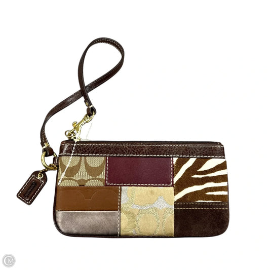 Wristlet Designer By Coach, Size: Small