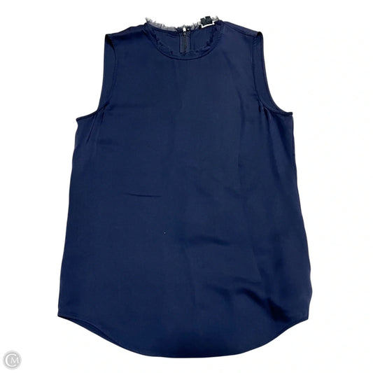 Top Sleeveless By Theory In Navy, Size: M