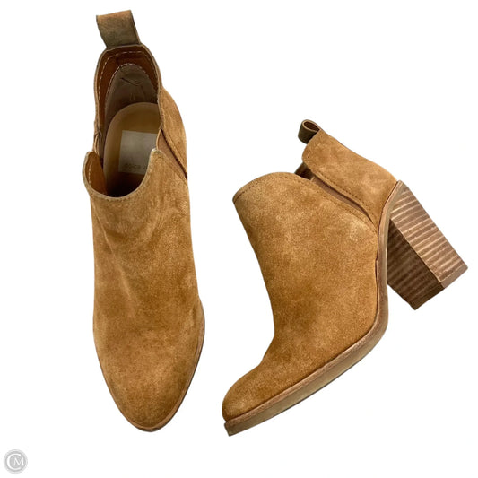 Boots Ankle Heels By Dolce Vita In Brown, Size: 7